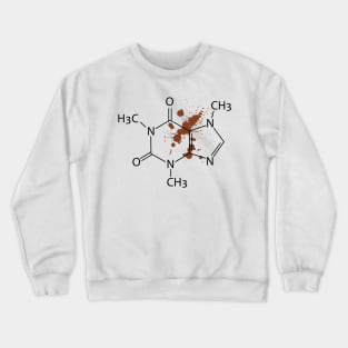 Caffeine Molecule Crewneck Sweatshirt